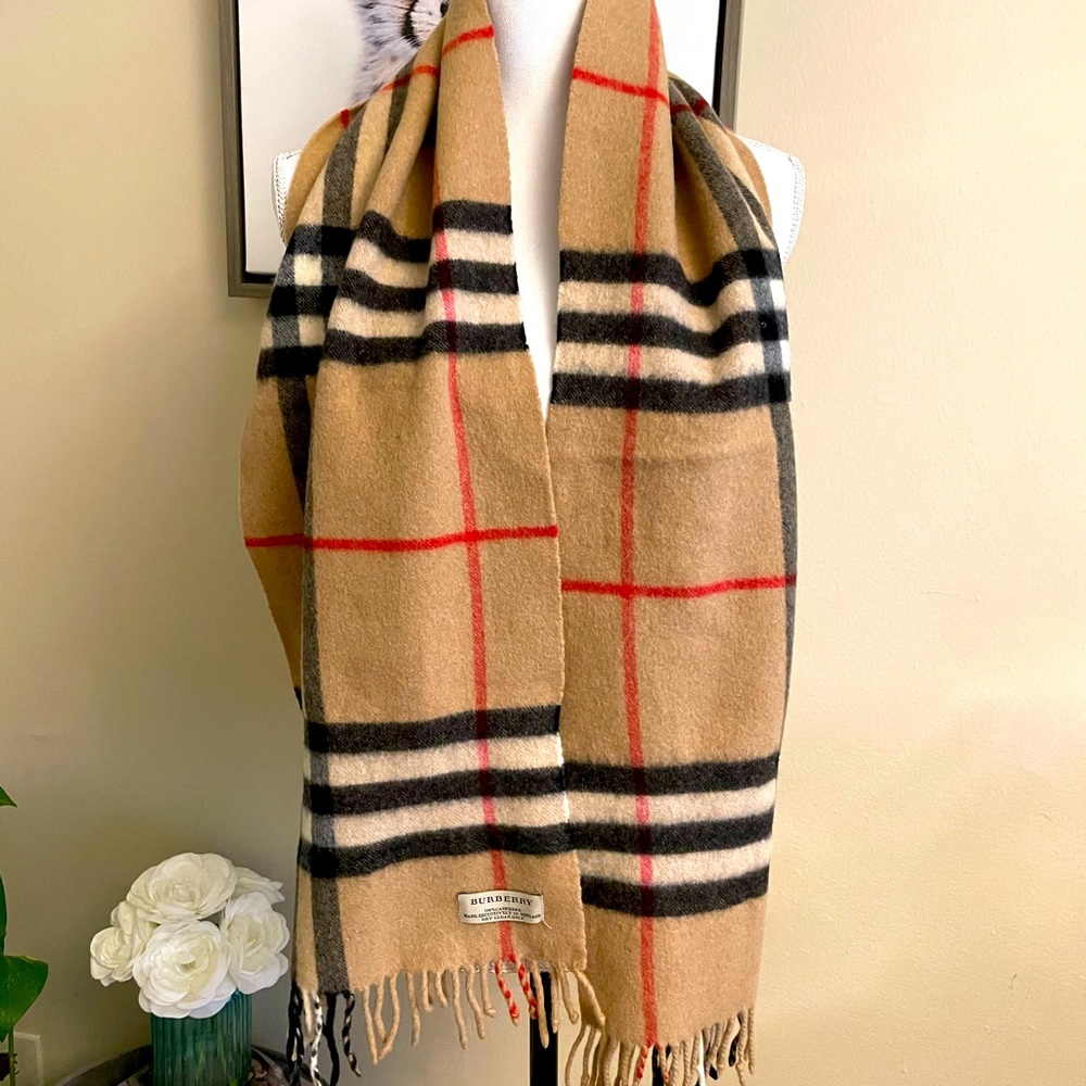 Authentic Burberry Cashmere Scarf